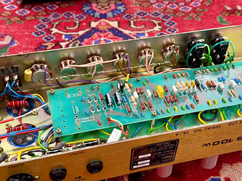 Marshall JMP 1992 MK II Super Bass 100-Watt Guitar / Bass Amp Head 1978 - Serviced – image 17