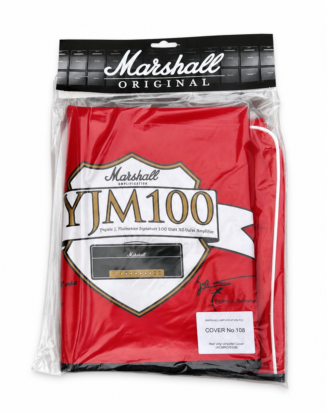 Marshall YJM100 Head Cover - COVR-00108 Malmsteen - RED – image 2