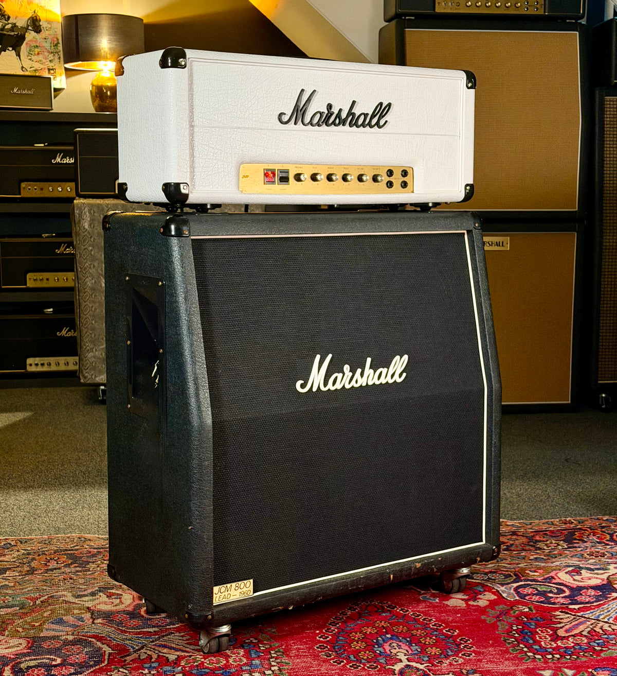 Marshall JMP 1959 MK II Super Lead 100-Watt Head 1979 - Randy Rhoads White – image 2