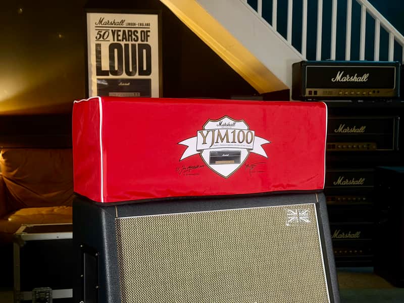 Marshall YJM100 Yngwie Malmsteen Signature 2-Channel 100-Watt Guitar Amp Head 2011 - Black – image 5