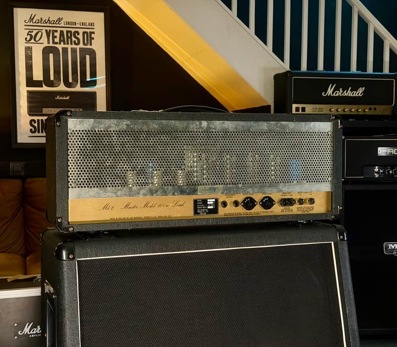 Marshall JCM 800 Lead Series Model 2203 100-Watt Master Volume Head 1982 - Black