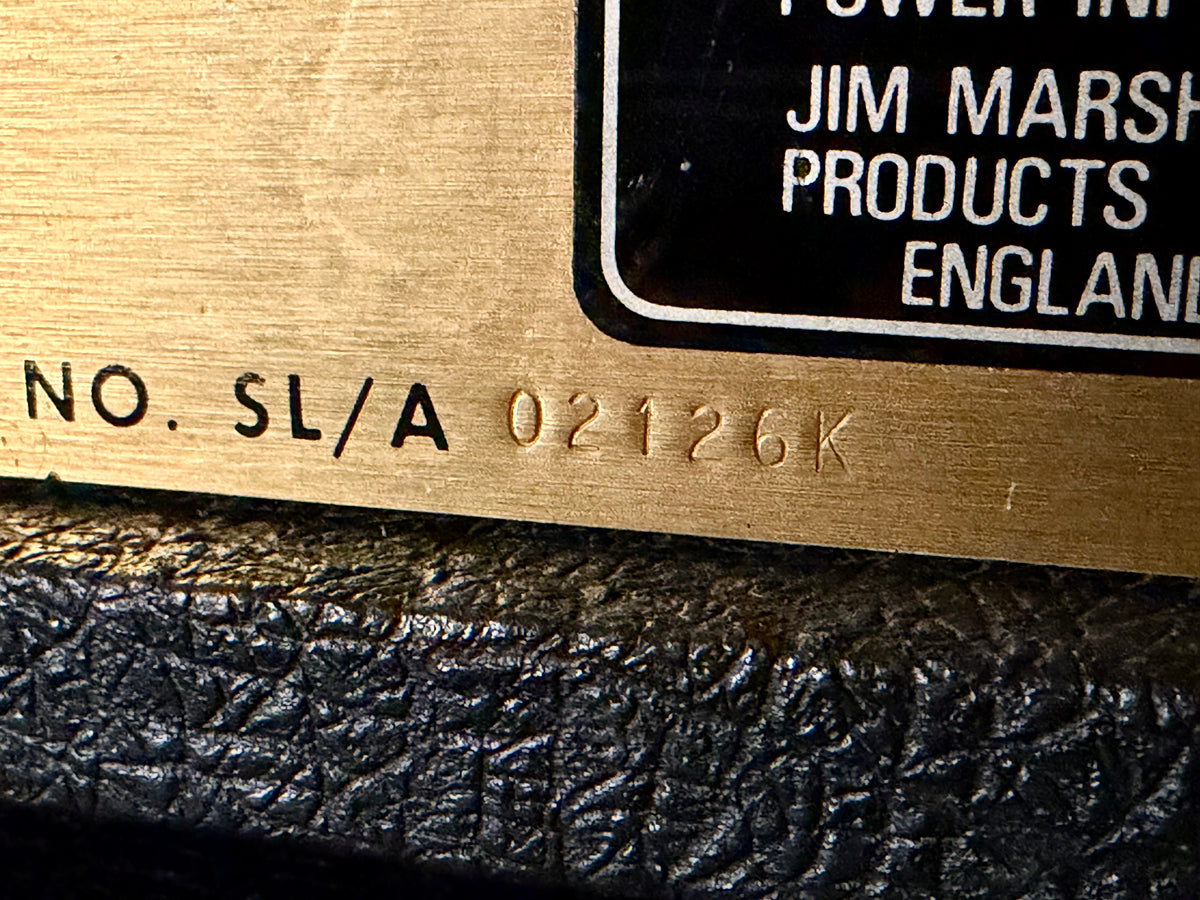Marshall JMP 2203 Mk2 Master Model Lead 100-Watt Guitar Amp Head 1978 - Black – image 8