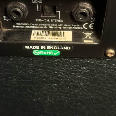 Marshall 1960A Lead 300-Watt 4x12" Angled Guitar Speaker Cabinet 2006 - Black – image 5