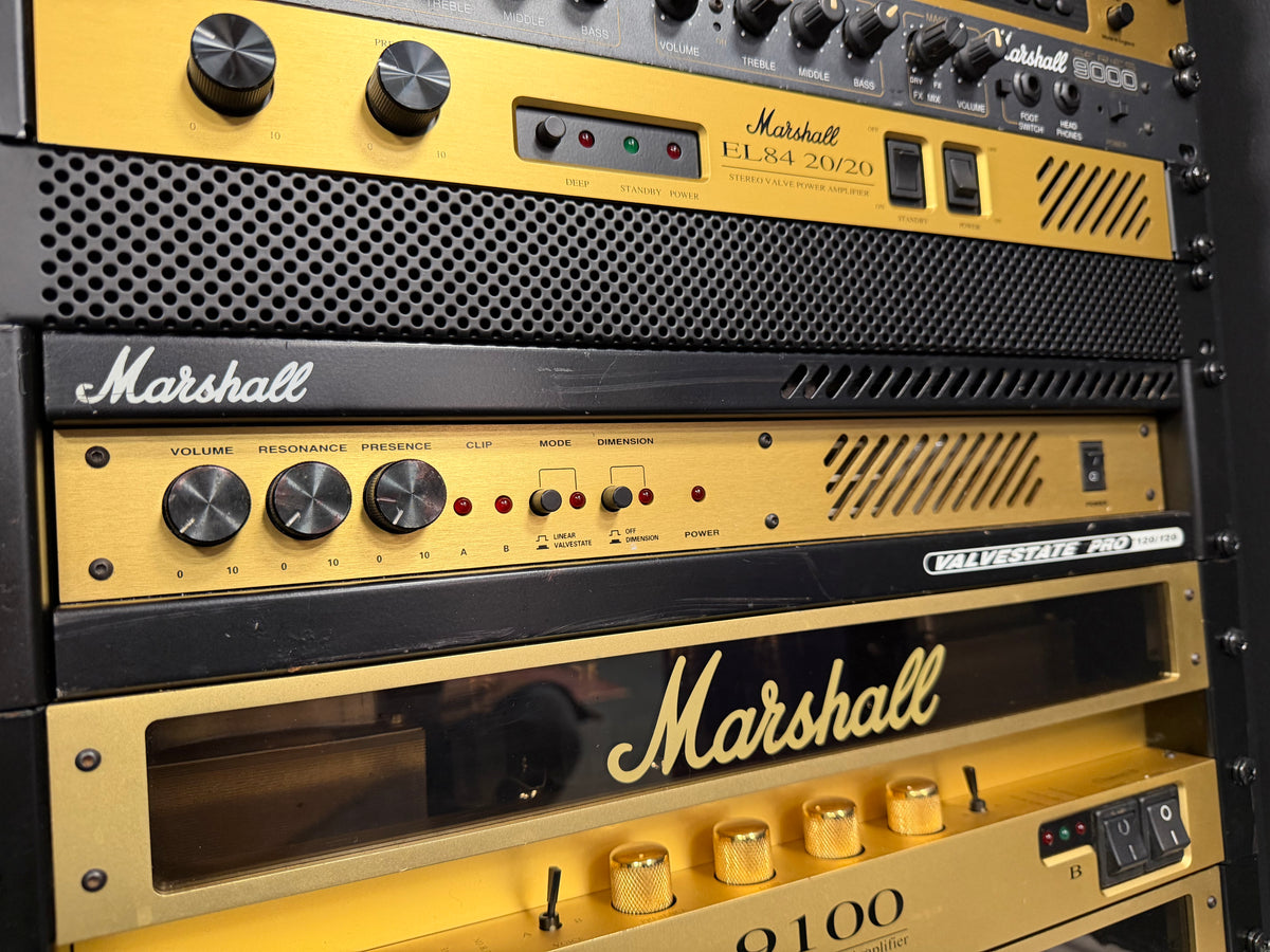Marshall Valvestate Pro 120/120 Stereo Power Amp 2000- Gold – image 5