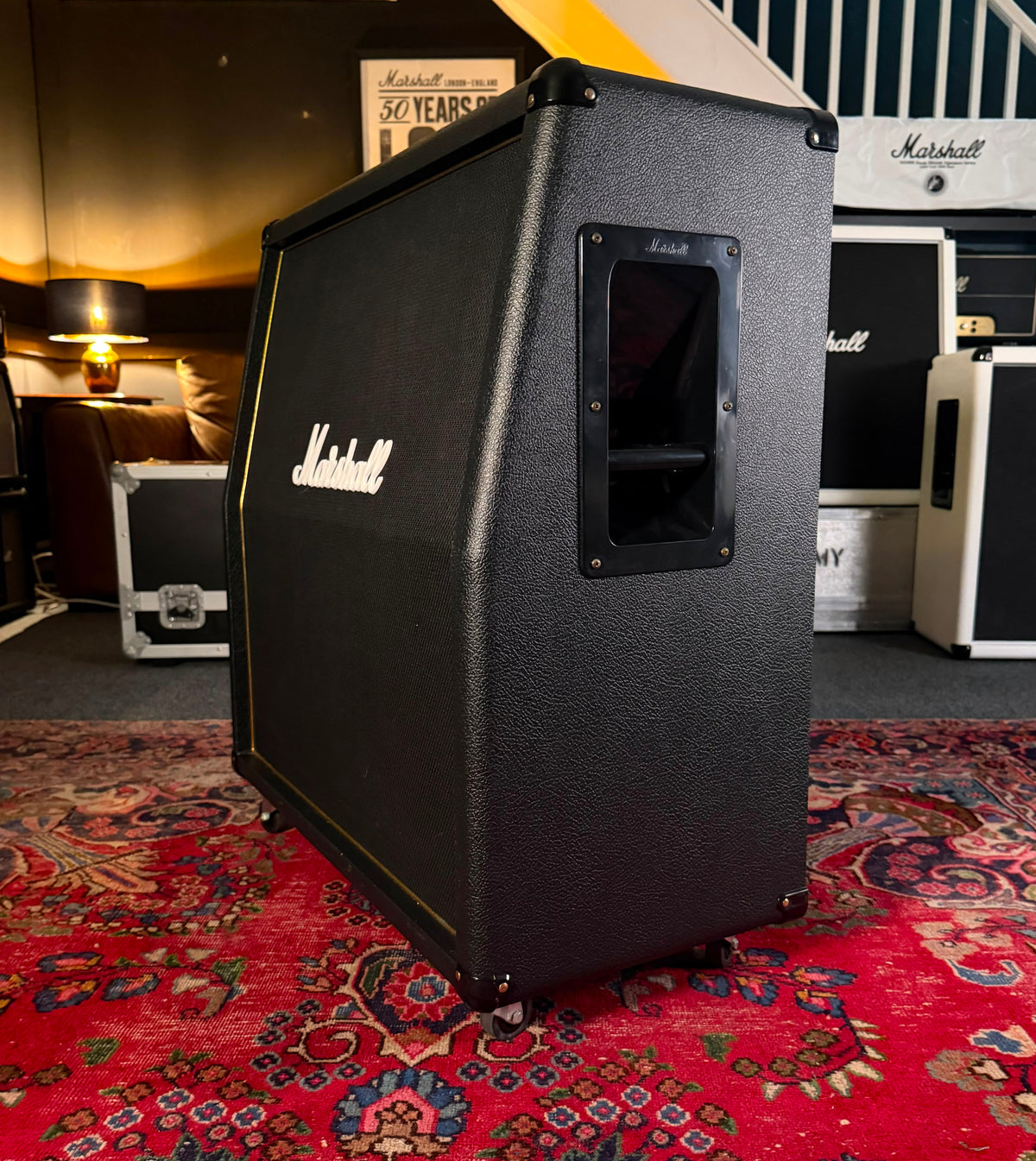 Marshall 425A Vintage Modern 4x12 Greenback Cabinet - Black - G12C Speakers – image 6