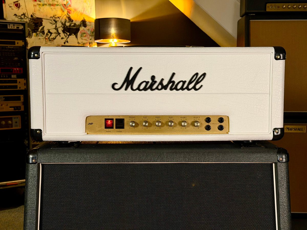 Marshall JMP 1959 MK II Super Lead 100-Watt Head 1979 - Randy Rhoads White – image 3