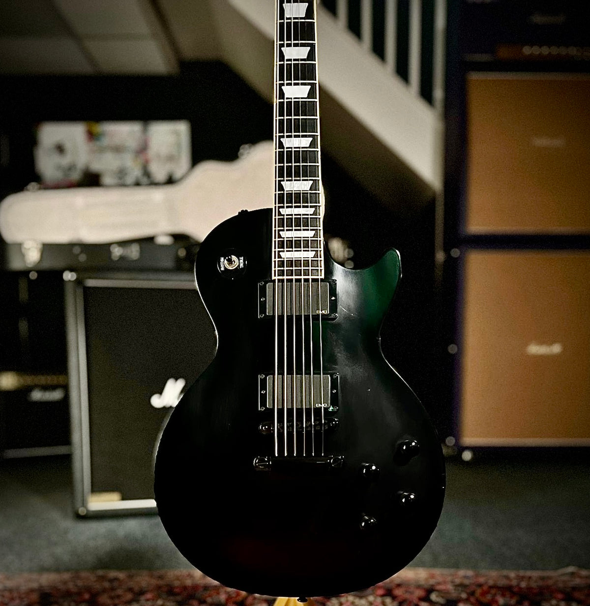 Gibson Les Paul Studio - Guitar of the week #20 Limited Run 2007 - Ebony - EMG's – image 2