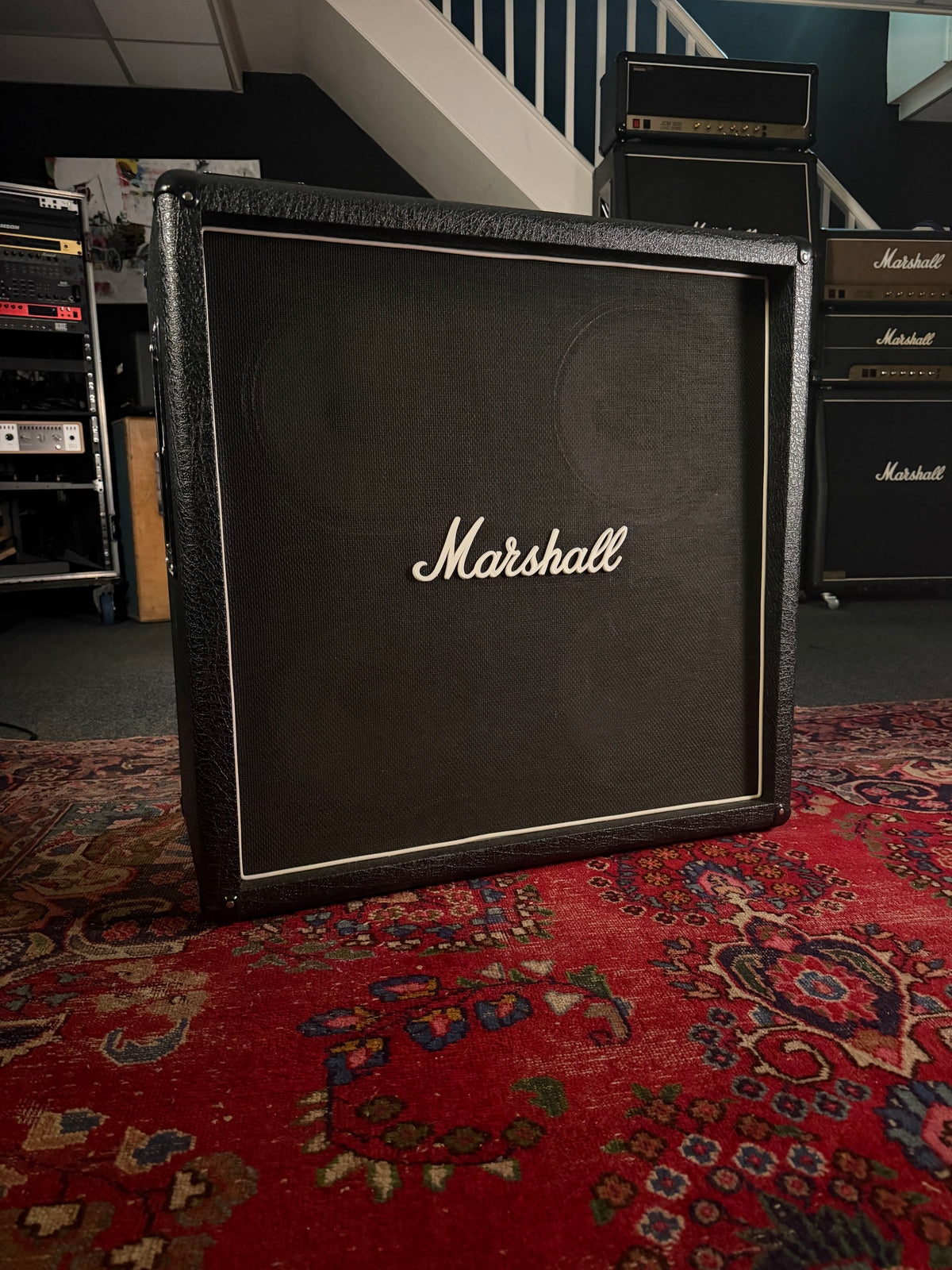Marshall 1982B 4x12" Straight Guitar Speaker Cabinet 1978 - G12H Blackbacks – image 2
