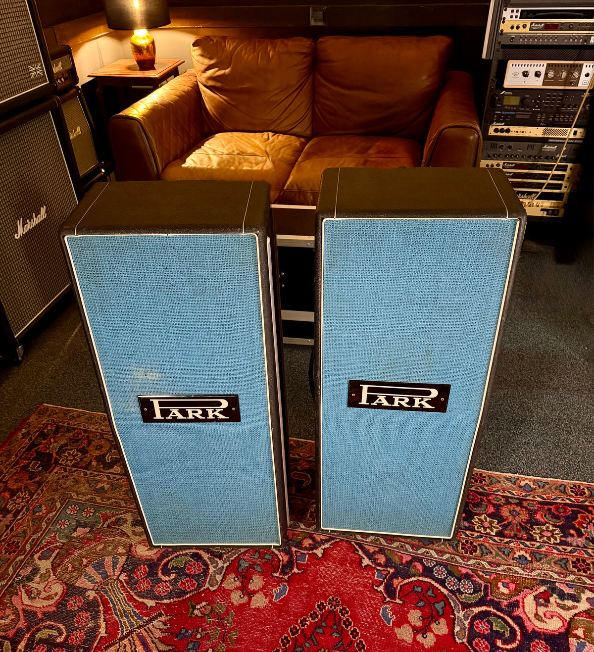 Park 2x12 Original Column Speakers Pair 1970 - G12M T1221 Pulsonic – image 5