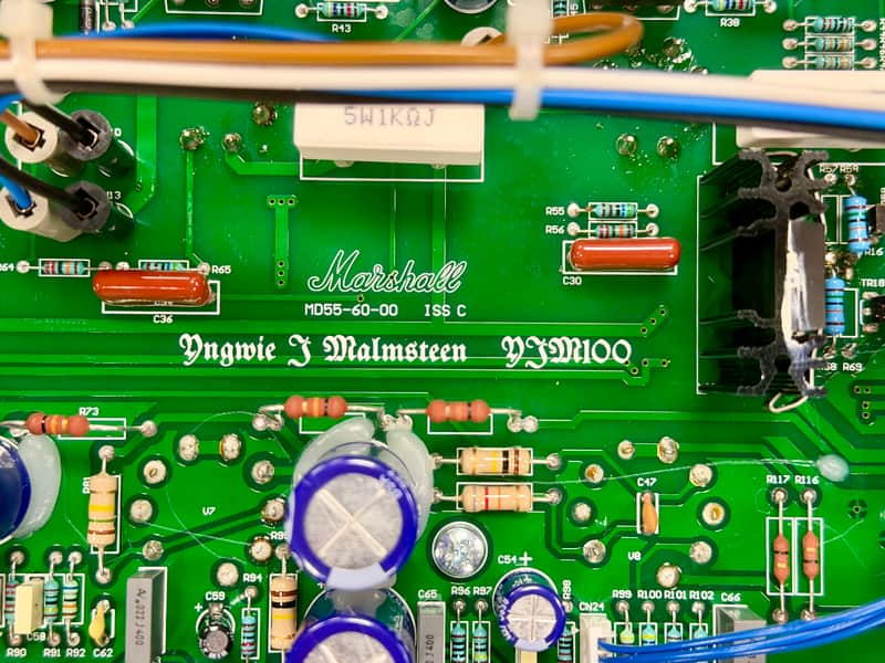 Marshall YJM100 Yngwie Malmsteen Signature 2-Channel 100-Watt Guitar Amp Head 2011 - Black – image 13