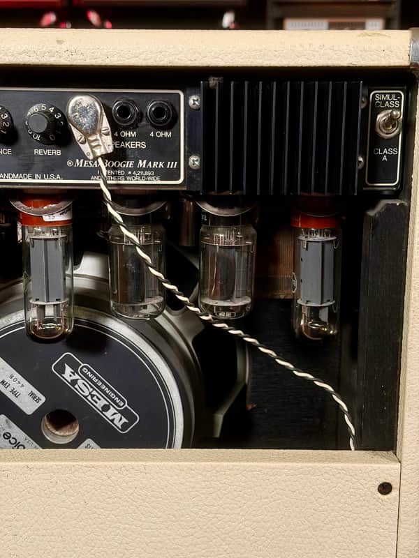 Mesa Boogie *Roland Orzabel* Mark III Simul-Class 1x12" Guitar Combo 1988 - White – image 7