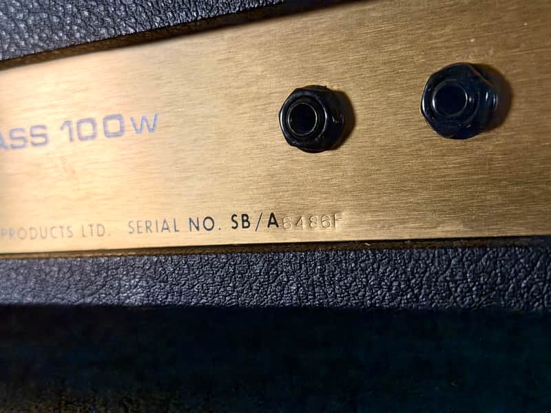 Marshall JMP 1992 Super Bass 2-Channel 100w Amp Head - 1974 – image 8