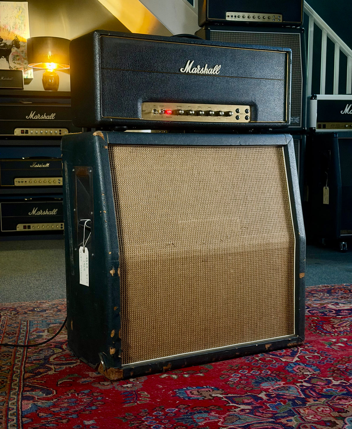 Marshall JMP 1987 50-Watt Guitar Amp Head 1972 - Black – image 2