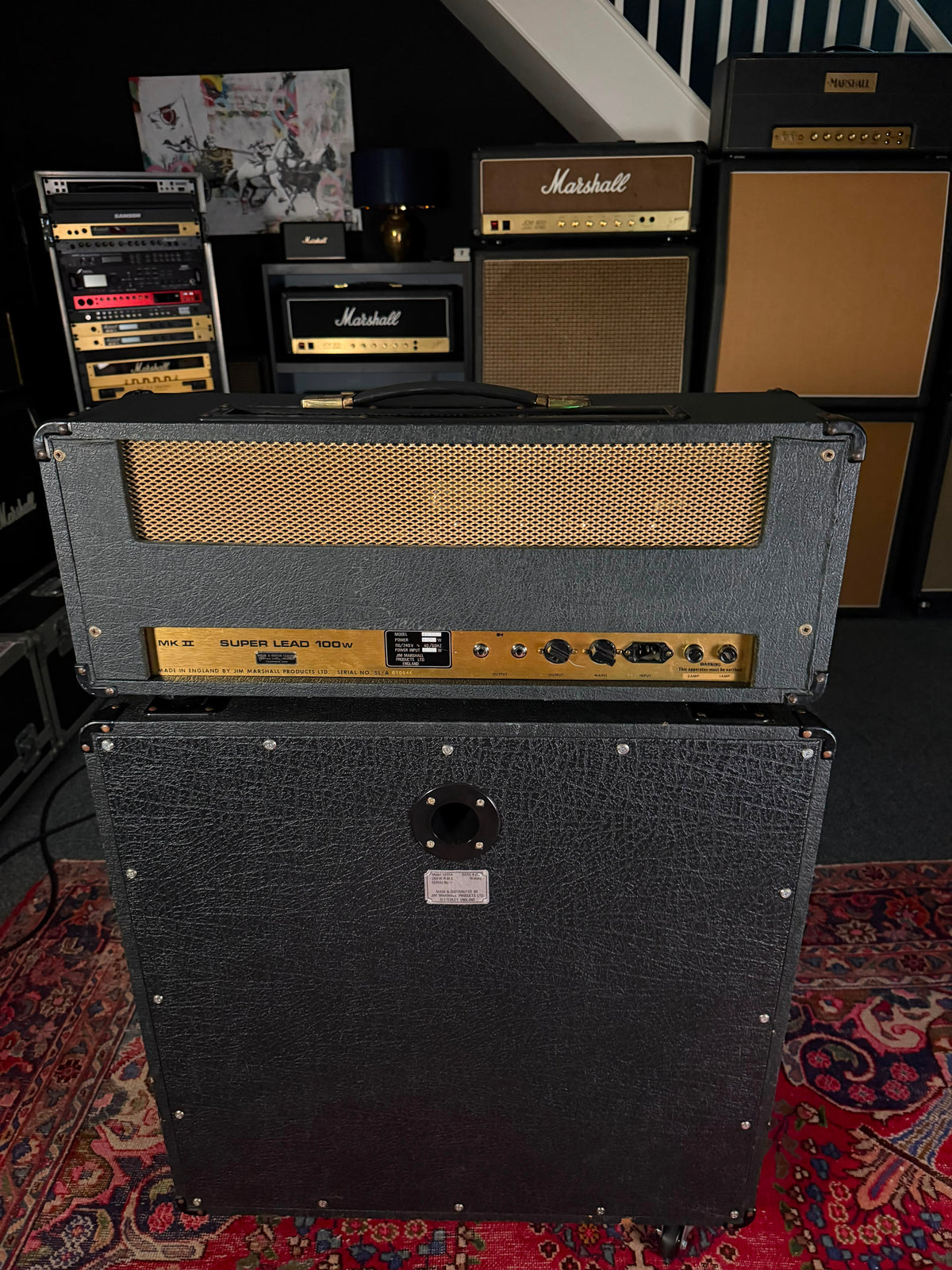 Marshall JMP 1959 MK II Super Lead 2-Channel 100-Watt Guitar Amp Head 1978 - Serviced – image 11