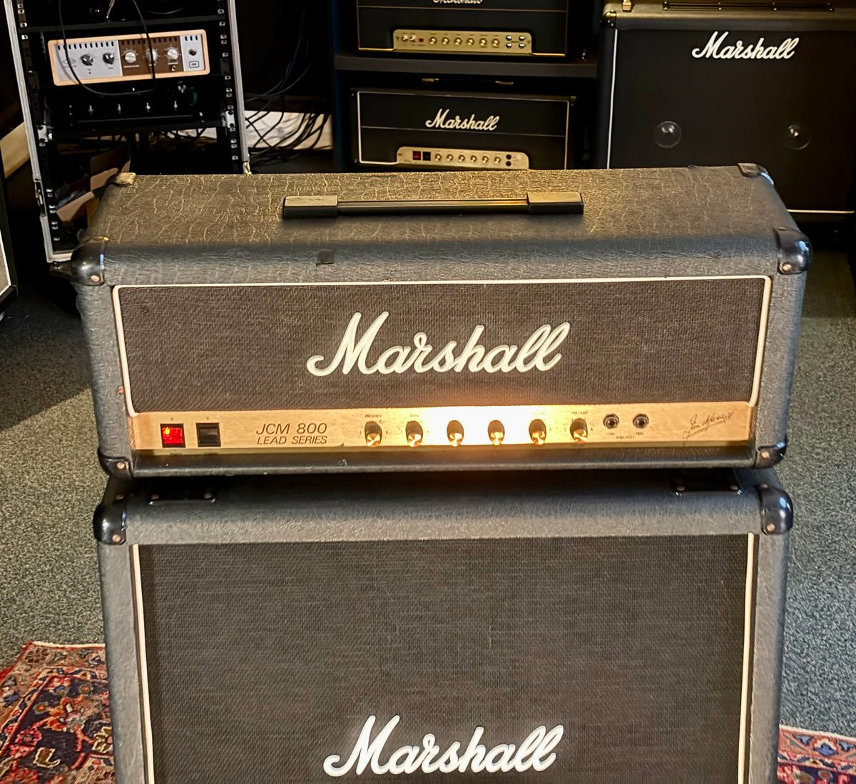 Marshall JCM 800 Lead Series Model 2204 50-Watt Master Volume Mk2 Head 1984 - Serviced – image 3