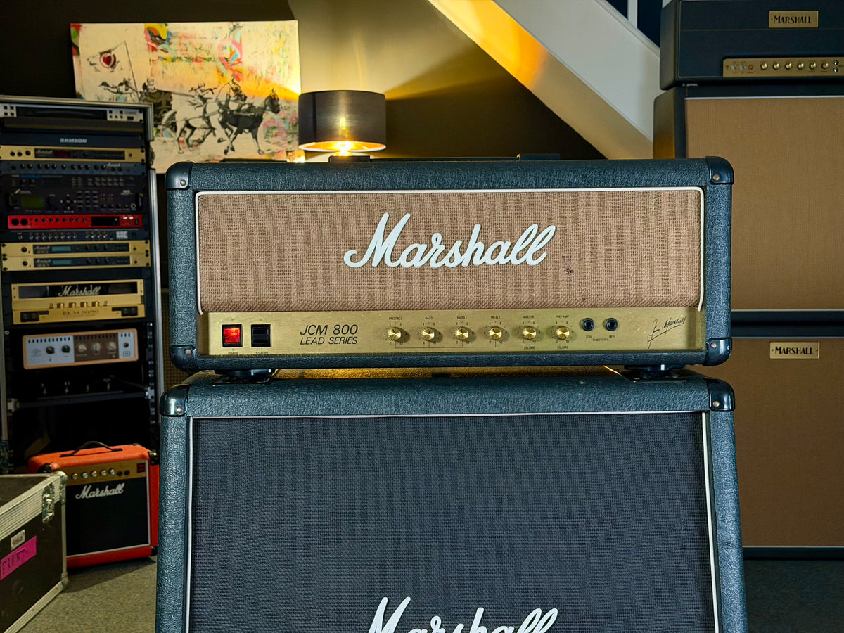 Marshall JCM 800 Lead Series 2203 100-Watt Master Volume Head 1985 - Black – image 2