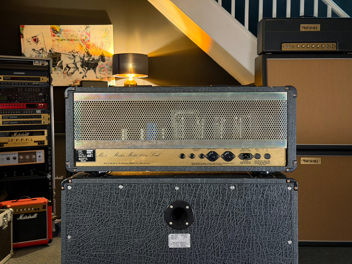 Marshall JCM 800 Lead Series 2203 100-Watt Master Volume Head 1985 - Black – image 5