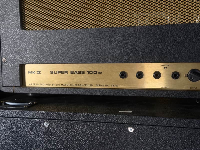 Marshall JMP 1992 Super Bass 2-Channel 100w Amp Head - 1974 – image 7