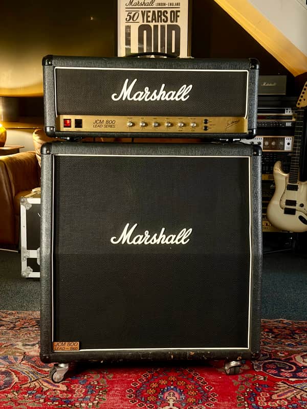 Marshall JCM 800 Lead Series Model 2203 100-Watt Master Volume Head 1982 - Black