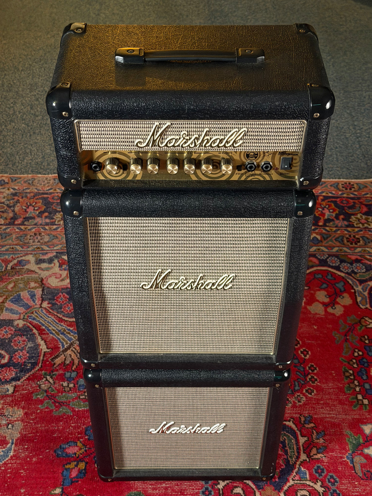 Marshall MG Zakk Wylde MG15MSZW 2-Channel 15-Watt Solid State Guitar Mini Stack - 2007 – image 3