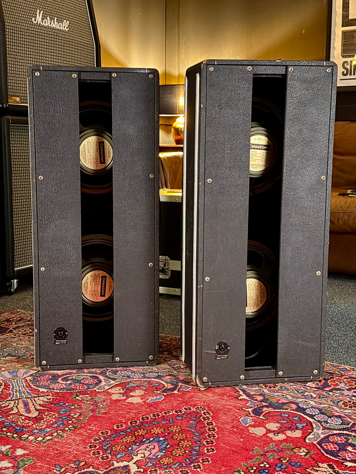 Park 2x12 Original Column Speakers Pair 1970 - G12M T1221 Pulsonic – image 6