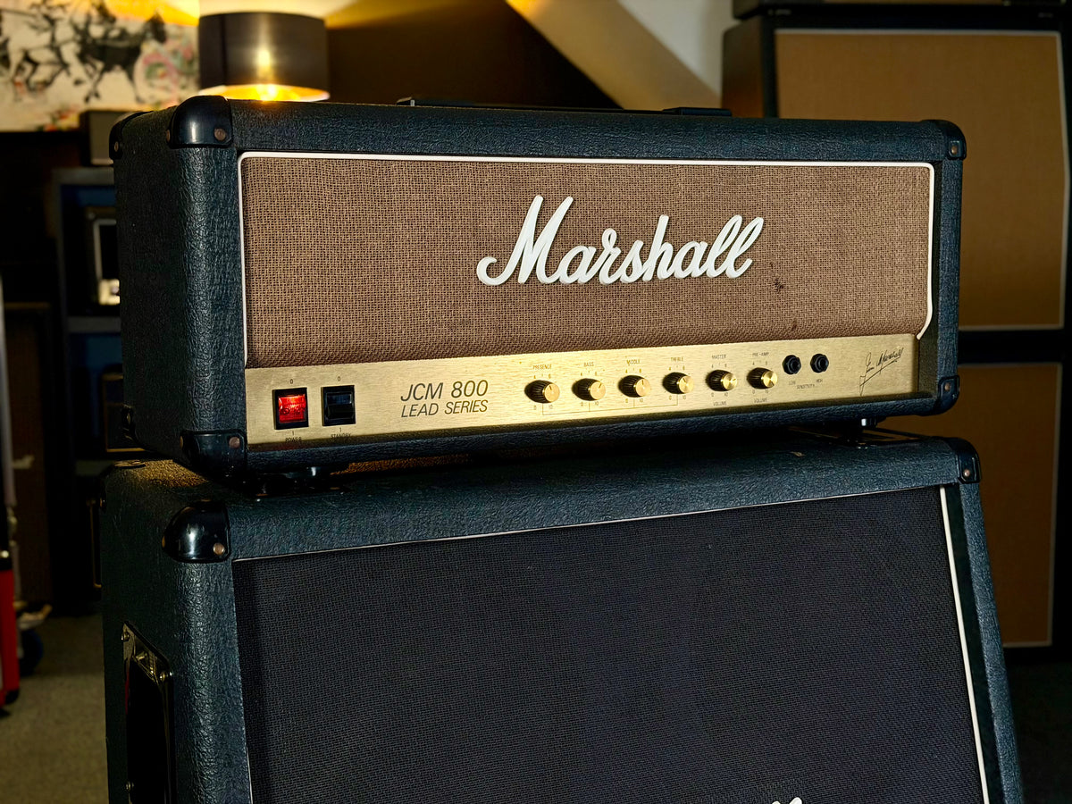 Marshall JCM 800 Lead Series 2203 100-Watt Master Volume Head 1985 - Black – image 1