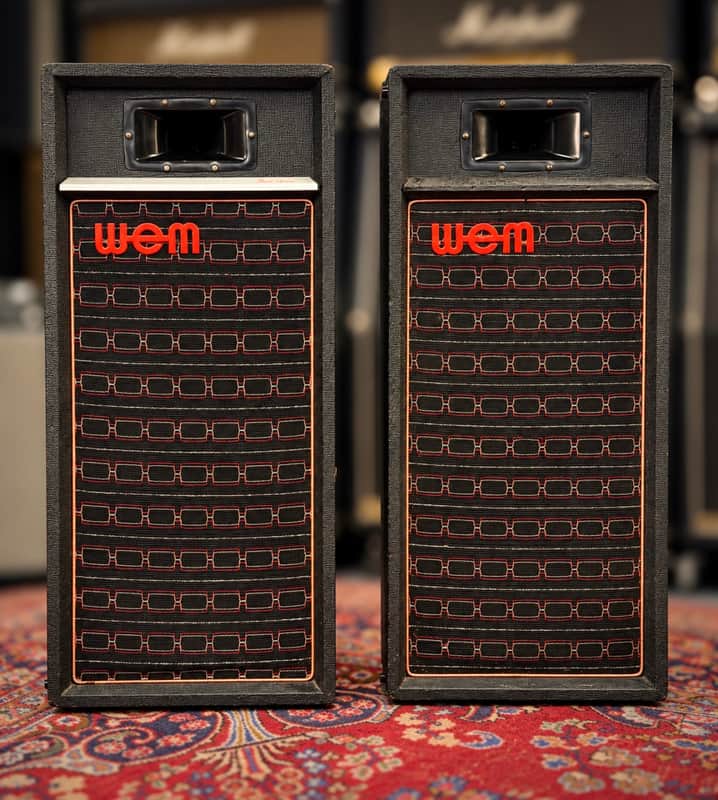 WEM - Pair of 2x12 Guitar Amplifier Speaker Columns - Celestion G12S – image 1
