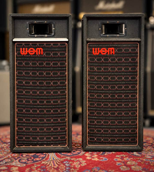 WEM - Pair of 2x12 Guitar Amplifier Speaker Columns - Celestion G12S – image 1