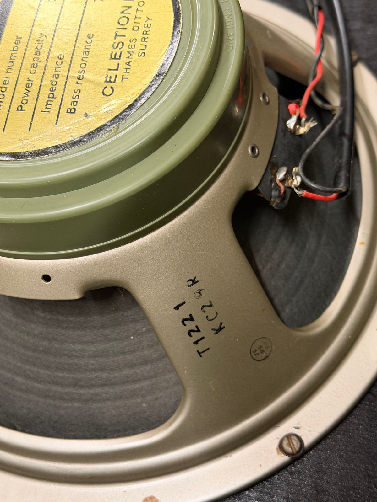 Park 2x12 Original Column Speakers Pair 1970 - G12M T1221 Pulsonic – image 12
