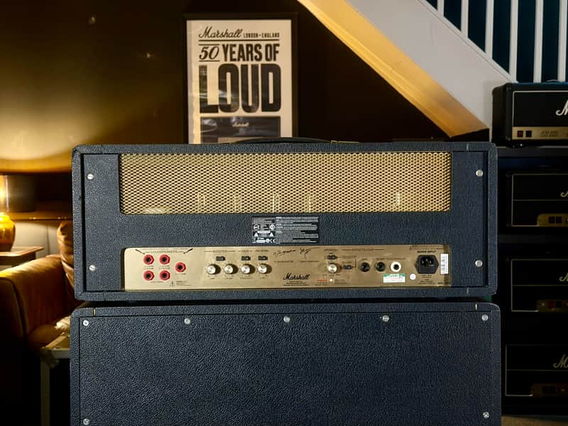 Marshall YJM100 Yngwie Malmsteen Signature 2-Channel 100-Watt Guitar Amp Head 2011 - Black – image 3