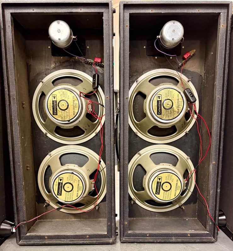 WEM - Pair of 2x12 Guitar Amplifier Speaker Columns - Celestion G12S – image 9