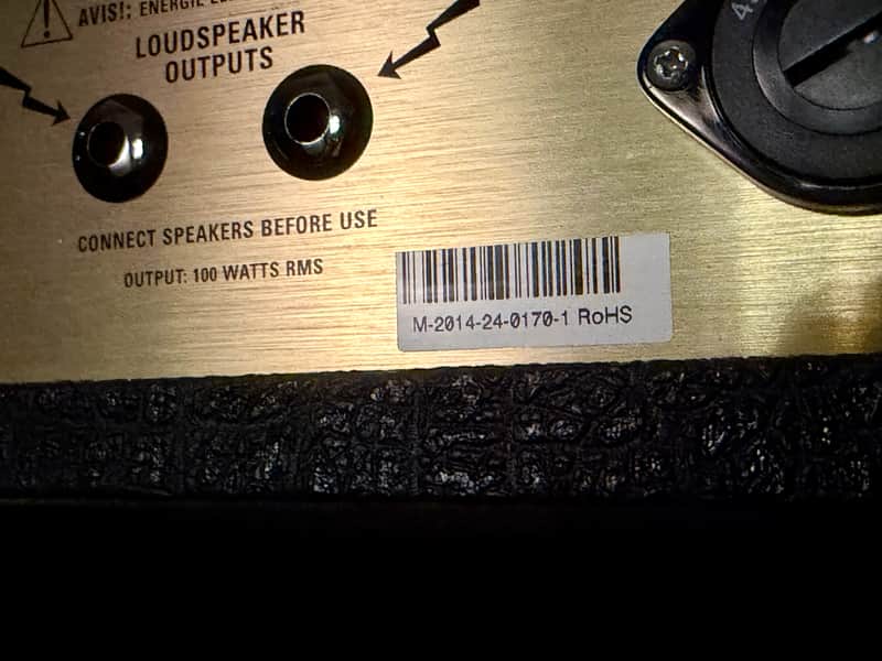 Marshall JCM800 Lead Series 2203X Reissue 100-Watt Guitar Amp Head 2014 - Black – image 6