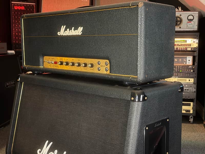 Marshall JMP 1987 Hand wired 50-Watt Guitar Amp Head 1973 - Serviced – image 3