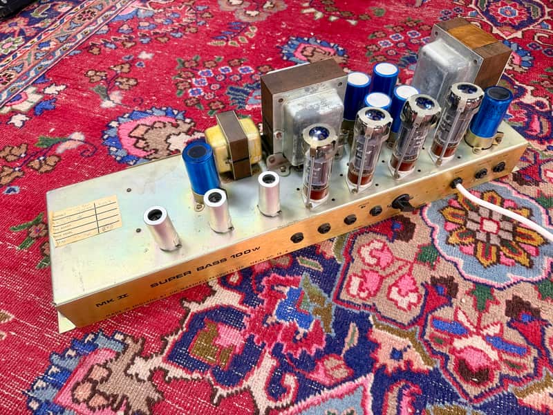 Marshall JMP 1992 Super Bass 2-Channel 100w Amp Head - 1974 – image 10