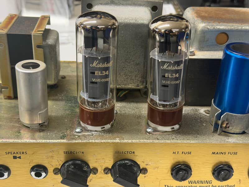 Marshall JMP 1987 Hand wired 50-Watt Guitar Amp Head 1973 - Serviced – image 15