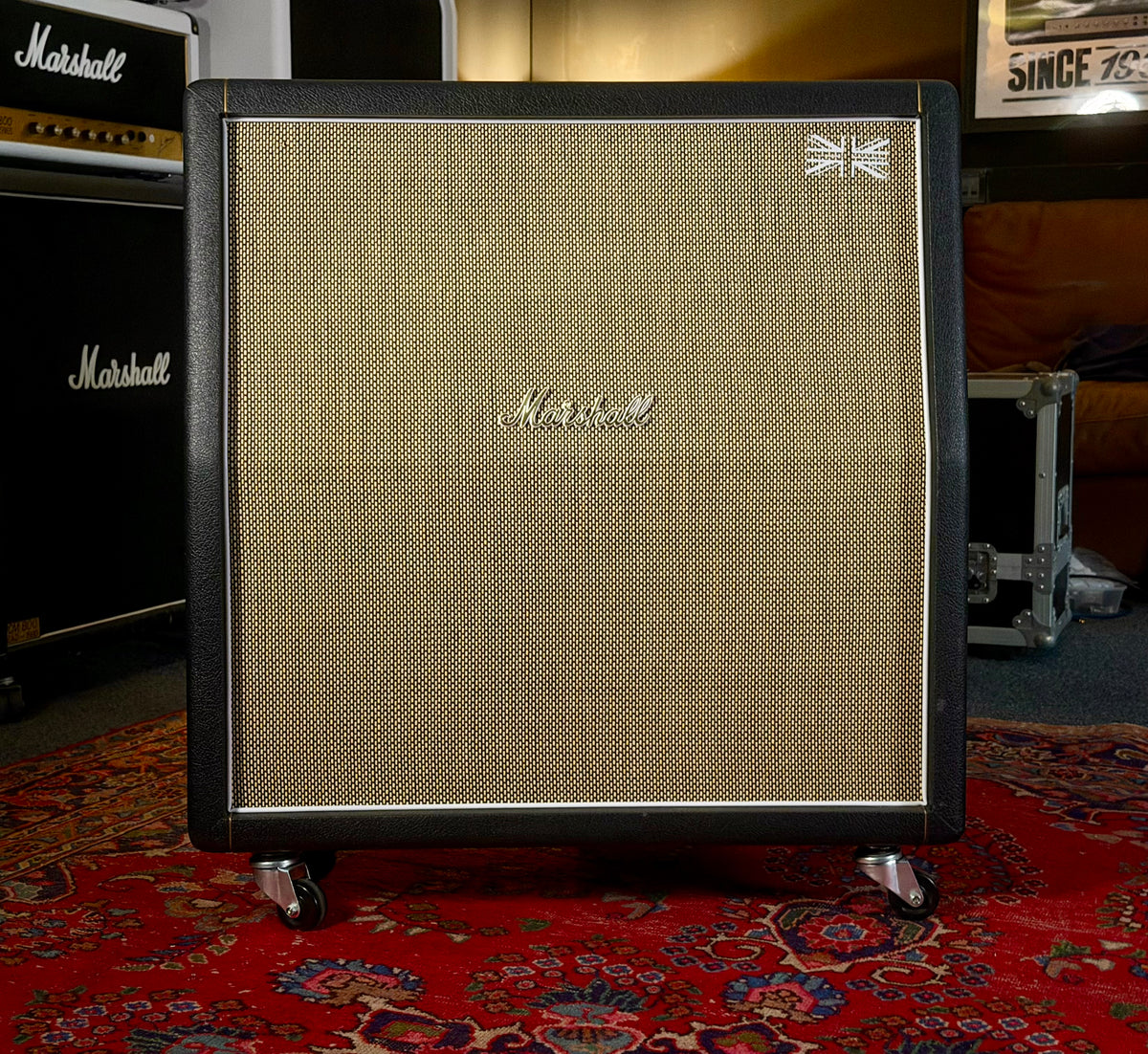 Marshall 1960AHW Handwired 120-Watt 4x12" Angled Guitar Speaker Cabinet 2009 - Black – image 2