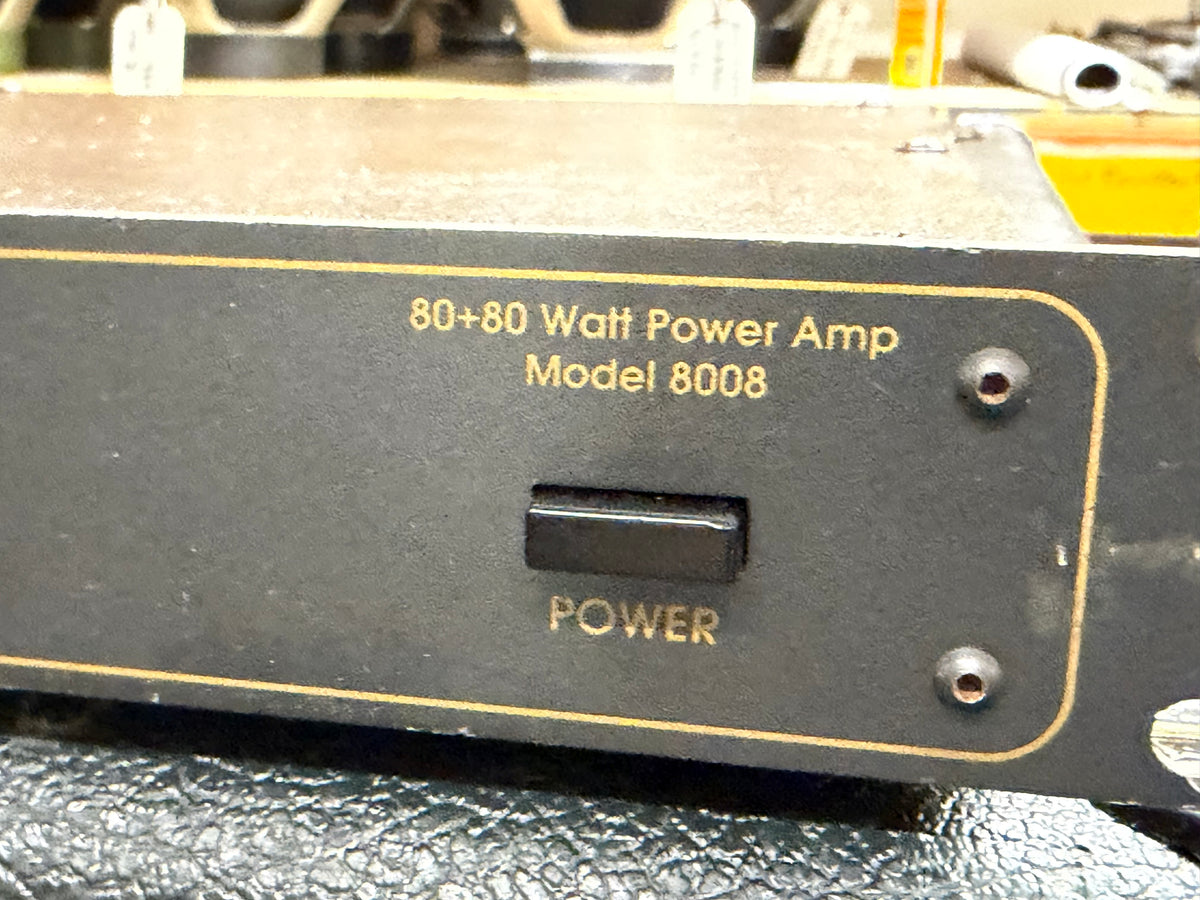 Marshall Valvestate Model 8008 80+80-Watt Guitar Power Amplifier 1991 - Black – image 3