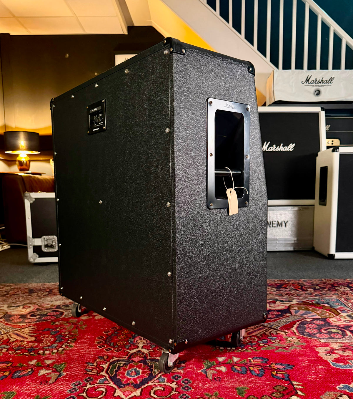 Marshall 425A Vintage Modern 4x12 Greenback Cabinet - Black - G12C Speakers – image 3
