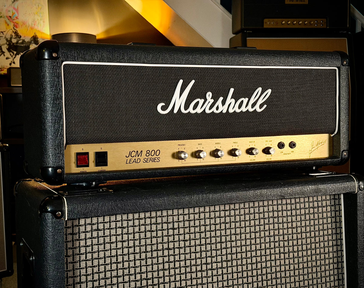 Marshall JCM 800 Lead Series Model 2204 50-Watt Master Volume Mk2 Head 1985 - Serviced – image 1
