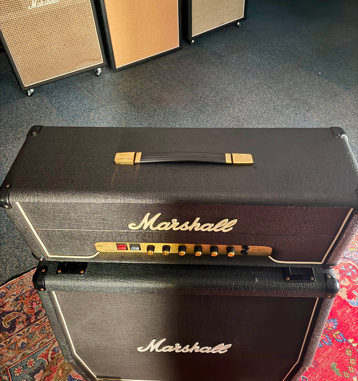Marshall JMP 2204 Master Model Mk2 Lead 50-Watt Guitar Amp Head 1979 - Black – image 3