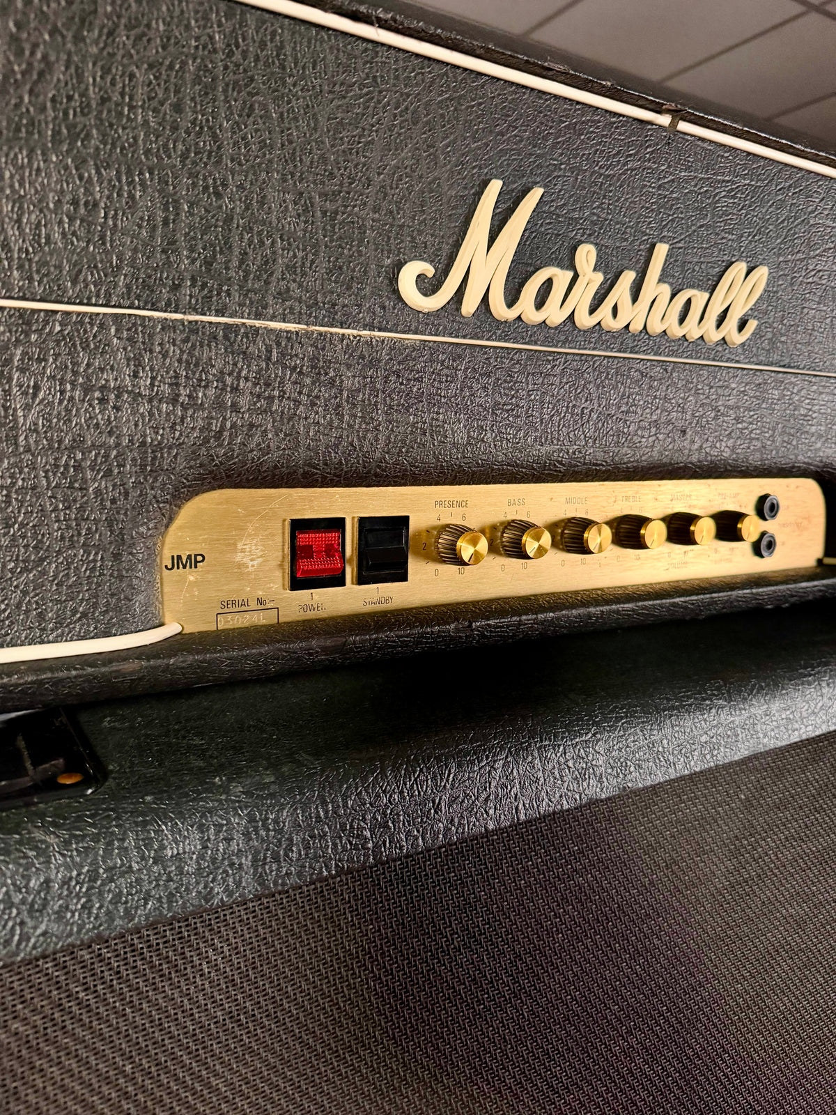 Marshall JMP 2204 Master Model Mk2 Lead 50-Watt Guitar Amp Head 1979 - Black – image 7