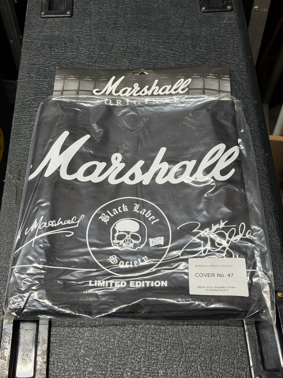 Marshall JCM800 2203ZW Head Cover - COVR-00047 Zakk Wylde - Black