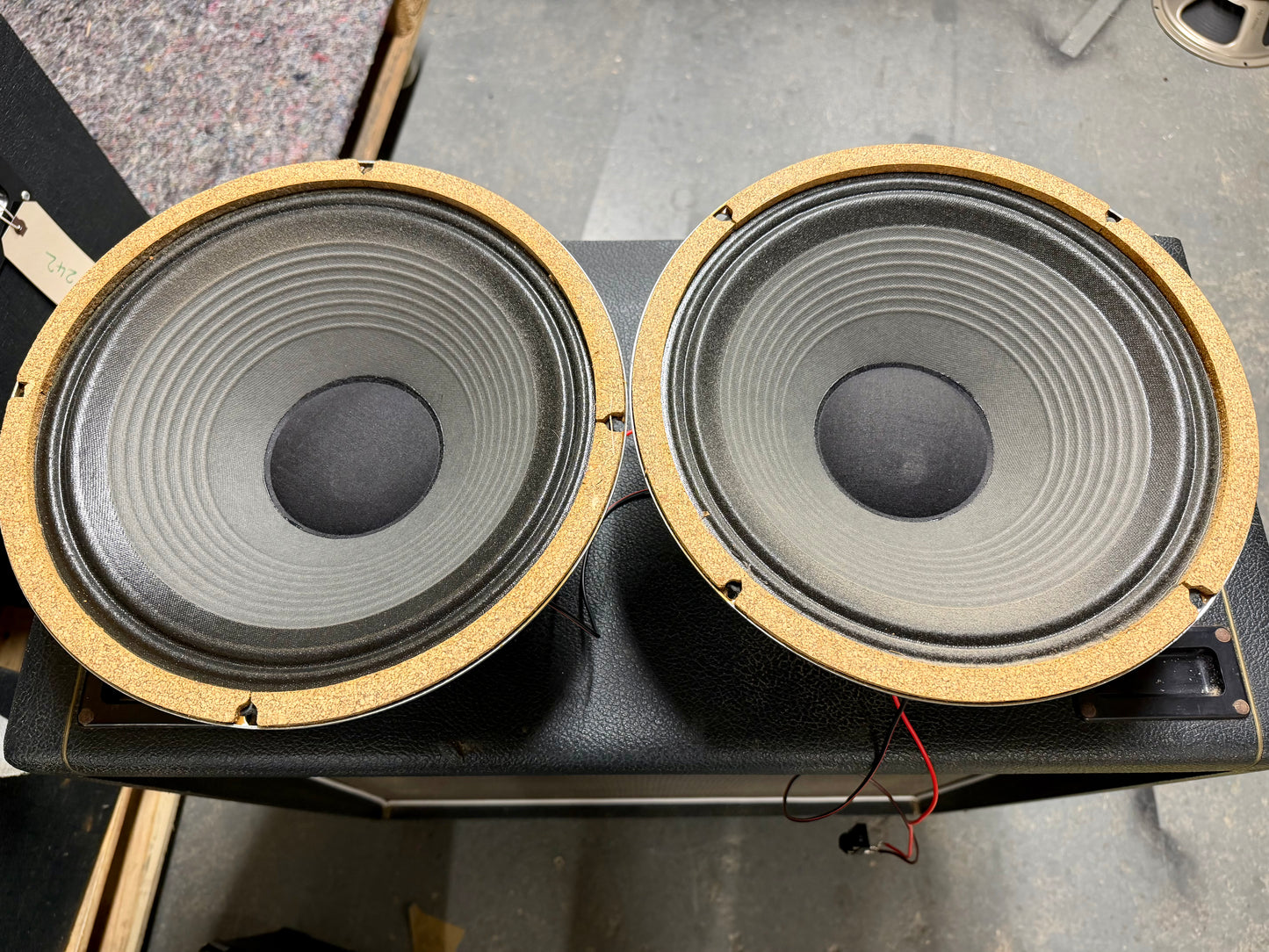 Marshall JCM 800 Lead Series Model 1936 2x12 Speaker Cabinet - 1979 G12-65's