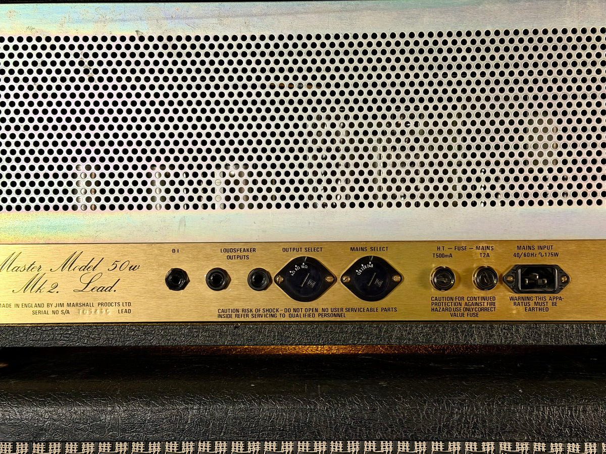 Marshall JCM 800 Lead Series Model 2204 50-Watt Master Volume Mk2 Head 1985 - Serviced – image 8