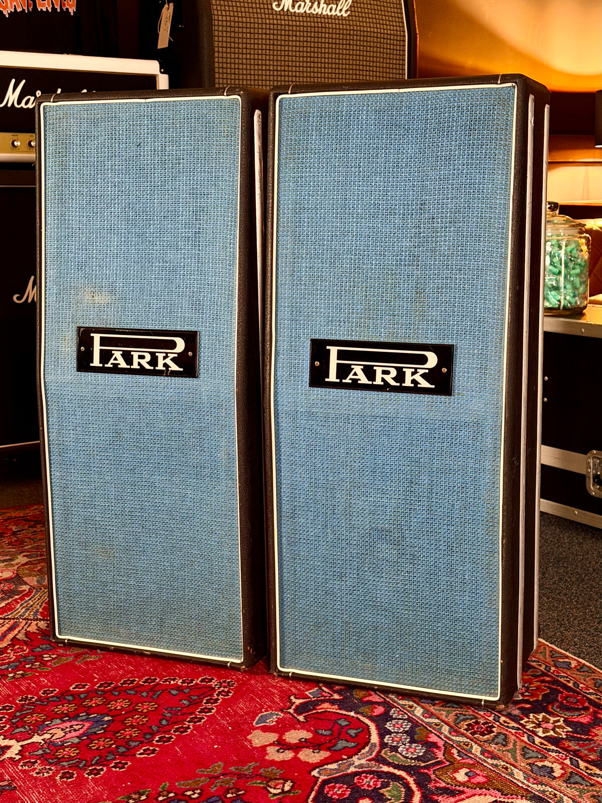 Park 2x12 Original Column Speakers Pair 1970 - G12M T1221 Pulsonic – image 2