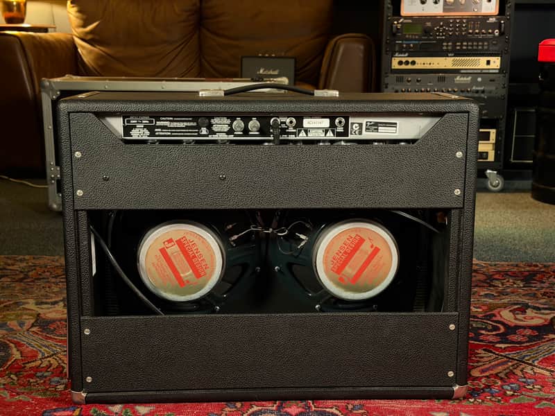 Fender '65 Twin Reverb Reissue 85-Watt 2x12" Guitar Combo 2004 - Black – image 4