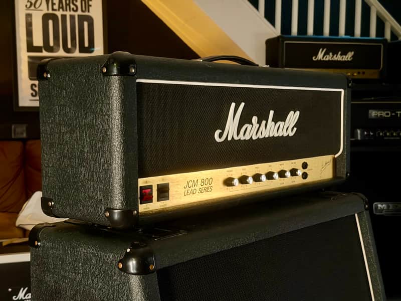 Marshall JCM 800 Lead Series Model 2203 100-Watt Master Volume Head 1982 - Black