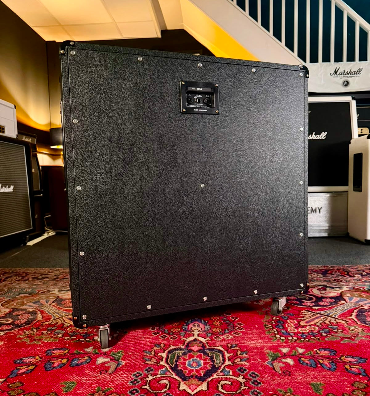 Marshall 425A Vintage Modern 4x12 Greenback Cabinet - Black - G12C Speakers – image 5