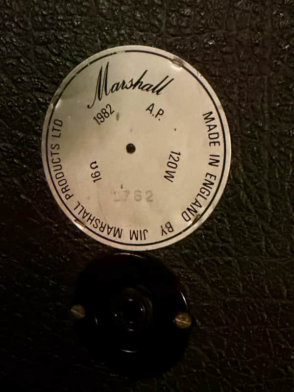 Marshall 1982A 120w 4x12 Speaker Cabinet 1978 - G12H Blackbacks – image 7