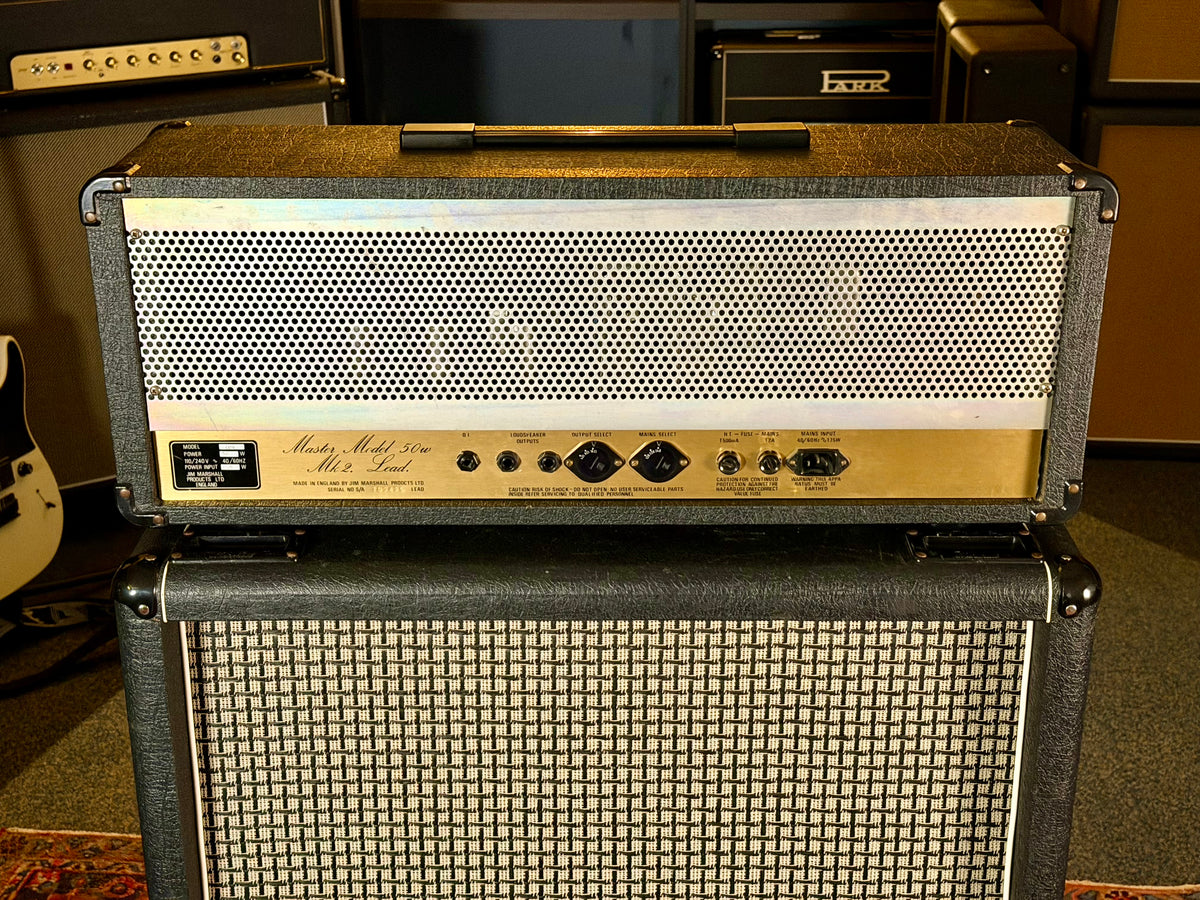 Marshall JCM 800 Lead Series Model 2204 50-Watt Master Volume Mk2 Head 1985 - Serviced – image 5